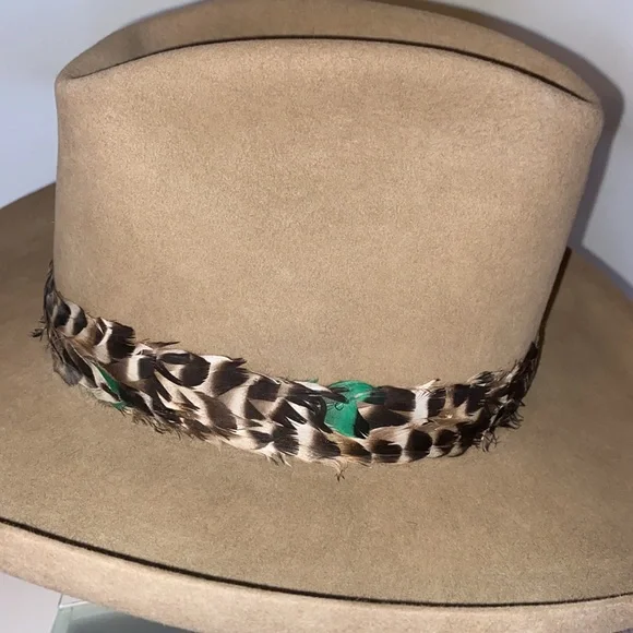 Vintage Resistol Stagecoach Self Conforming Feather Western Hat-Unisex-Size 7